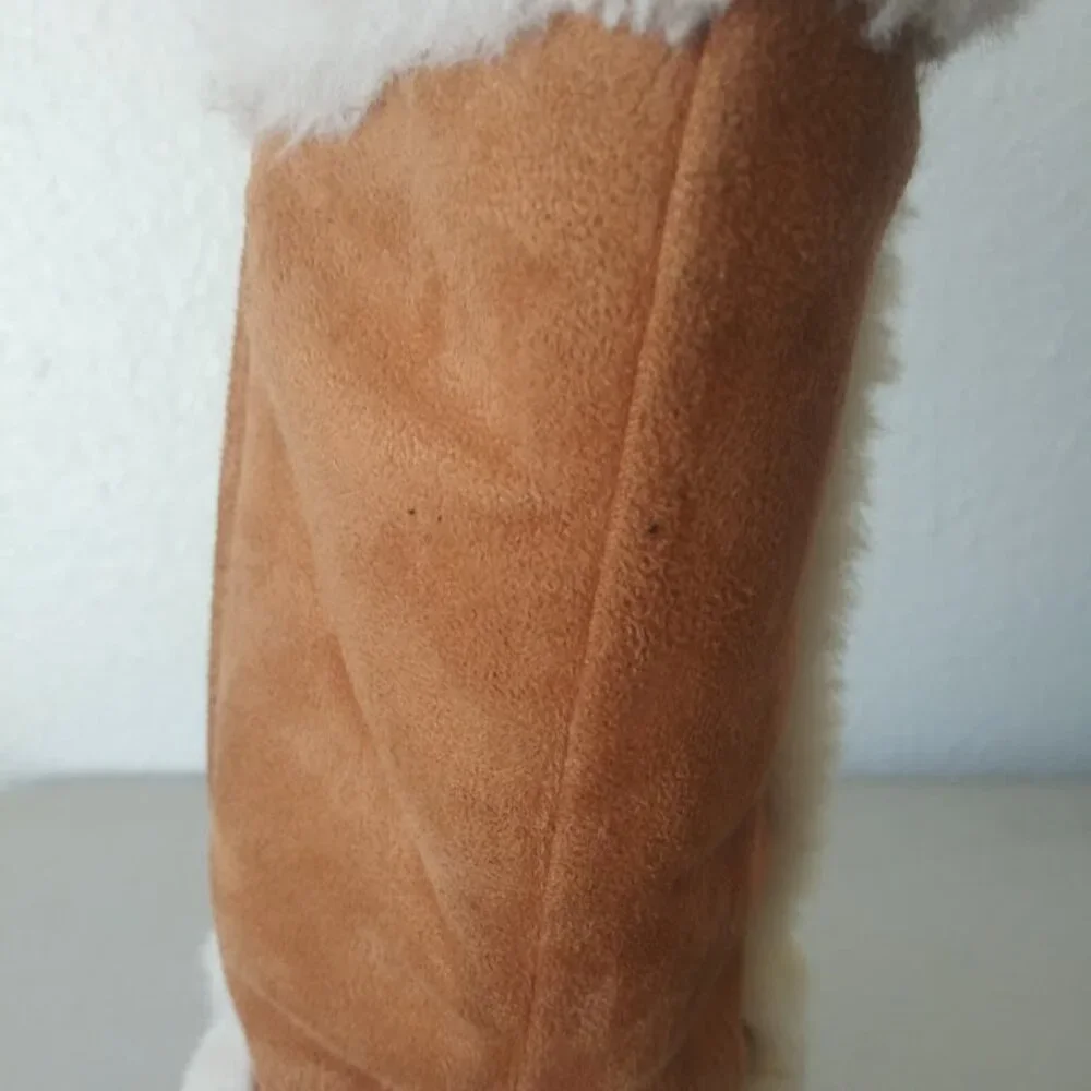 Rampage girls size 2 brown and white knee high boots